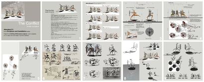 The Conflict - a Sculpture & Installation Artwork by Razvan Luscov